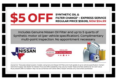Nissan coupons oil change kent  Although Younker Nissan is not open 24 hours a day, seven days a week – our website is always open